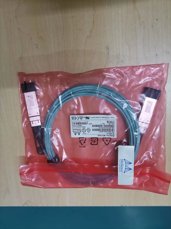 MFS1S00-H005V Aoc aktives Lichtleiterkabel bis zu 200Gb/S IB HDR QSFP56 5m