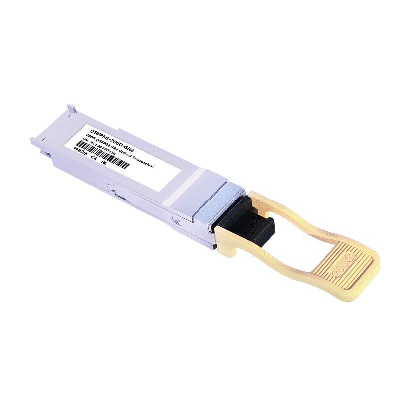 200G-SR4 Multimode-Optischer Transceiver 200G Hot Pluggable Design 1 Max 4W Leistung Min empfangbar Kompatibel mit OM3/OM4