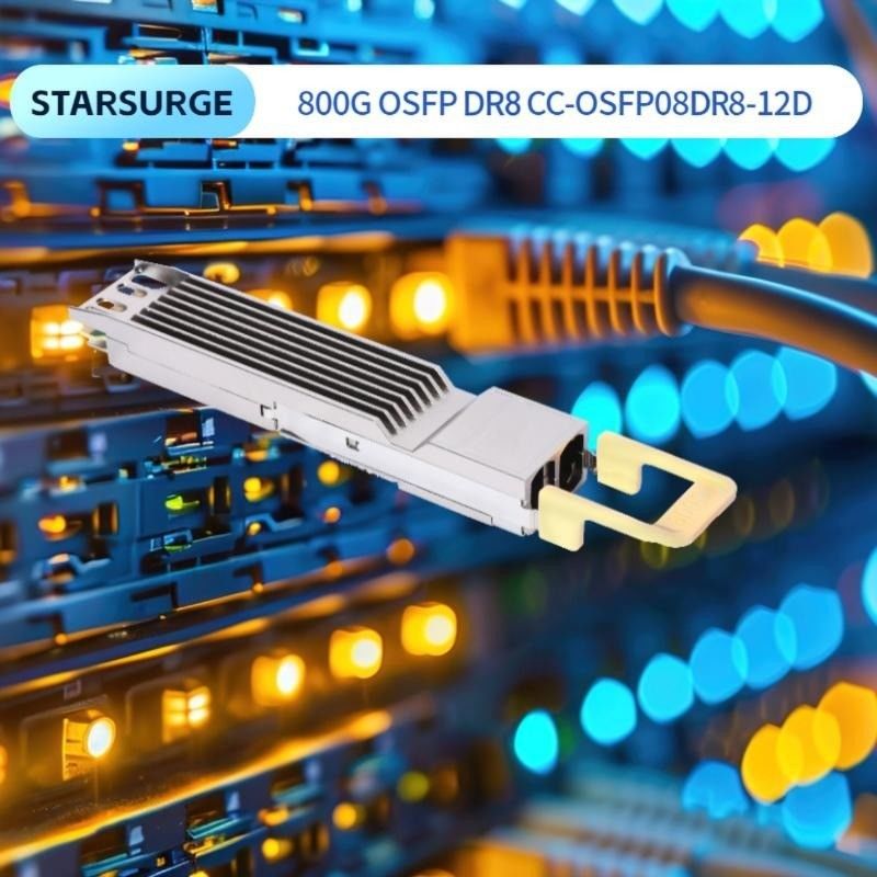 Computing Interconnect 800Gbps OSFP-Optischer Transceiver mit Hotpluggable Dual MTP8APC-Anschluss und hoher Datenrate