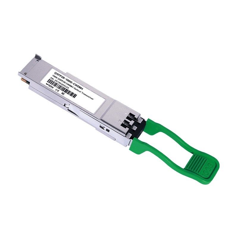 100G QSFP28 2km CWDM4 Glasfasertransceiver Ethernet Netzwerkleistung ≤3.5W Mindestforderungen ≤3.5W 2km Reichweite Original