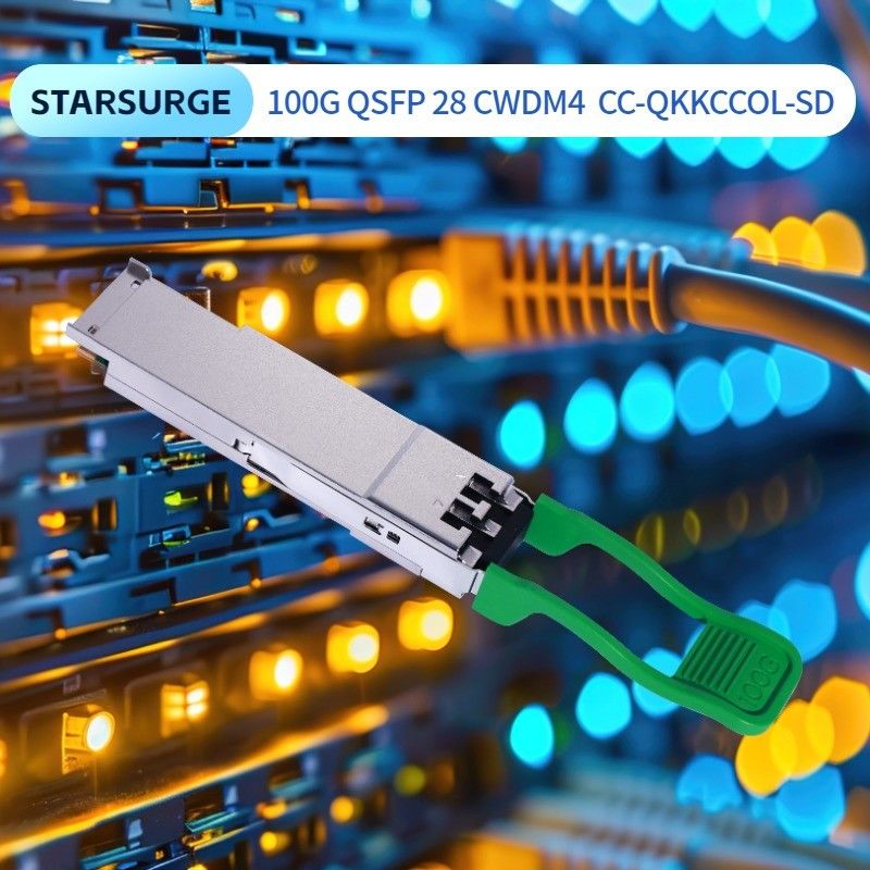 100G QSFP28 2km CWDM4 Glasfasertransceiver Ethernet Netzwerkleistung ≤3.5W Mindestforderungen ≤3.5W 2km Reichweite Original