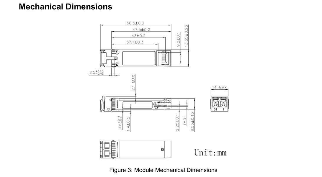 10km Single Mode 25G SFP28 Optical Transceiver Protokoll Konformität SFF-8472 Geschwindigkeits-LC-Anschluss CE FCC RoHS zertifiziert