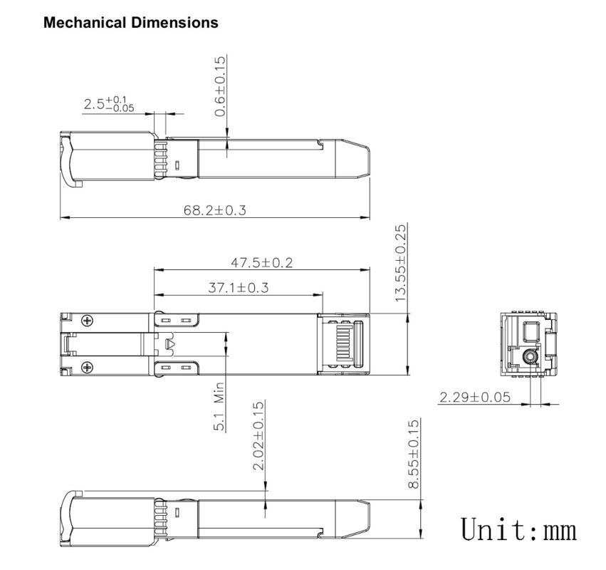 Nahtlose Netzwerklösungen mit 10Gb/s SFP-Bidirectional Optical Transceiver Modul und OTU2/OTU2e mit bis zu 80 km Reichweite