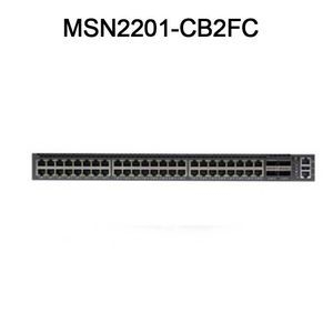 Leistungsstarke Infiniband-Technologie MSN2201-CB2FC Nvidia 920-9n110-00f1-0c0 48 RJ45 und 4 Qsfp28 Ports 2 Stromversorgungsschalter
