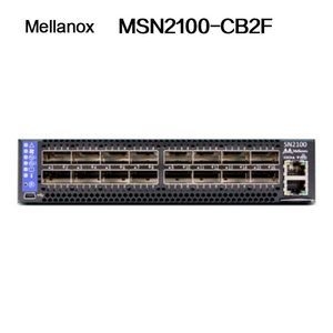 Mellanox MSN2100-CB2f Nvidia Spectrum 1u Switch mit stapelbarer Funktion und 100 Gb Übertragungsrate