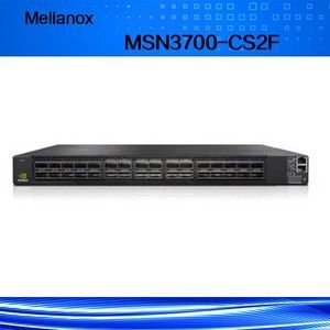 32 Qsfp28-Ports Mellanox Switch MSN3700-CS2f mit 2 AC-Netzteilen und X86 CPU in Standardtiefe 43,6*433,2*590,6 mm