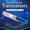 Hochleistungs-QSFP28-100G-LR4 100G QSFP28 10km 1310nm SM Dual LC Glasfaser-Transceiver-Modul SFP LR4 Niedriger Preis