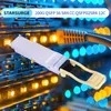 Qsfp56 Sr4 200gbase-Sr4 850nm 100m Dom MPO-12/Upc Mmf Qsfp56-200g-Sr4 200g Sr4 Optical Transceiver Modul
