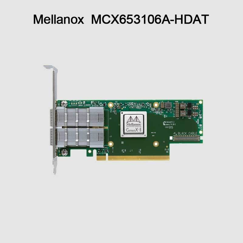 ConnectX-6 MCX653106A-HDAT VPI Mellanox Netzwerkkarte 200 Gbit/s InfiniBand- und Ethernet-Adapter