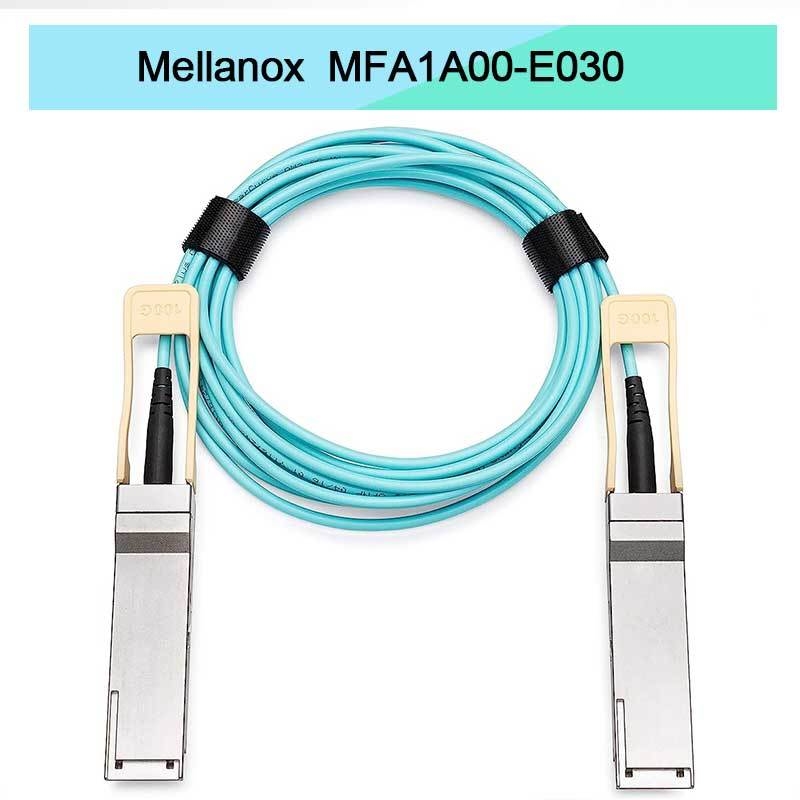 VCSEL-basierte QSFP Mellanox AOC-Kabel MFA1A00-E030 IB EDR bis zu 100 Gbit/s