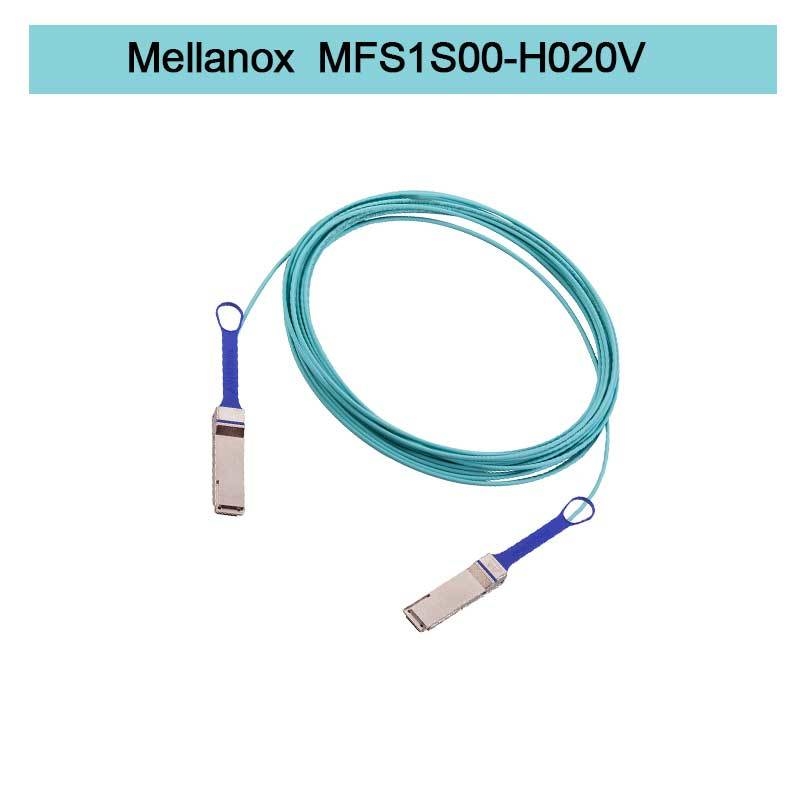 MFS1S00-H020V(980-9I45T-00H020) Mellanox AOC-Kabel Ethernet 200GbE QSFP56 Active Optical Cable Infiniband-Kabel