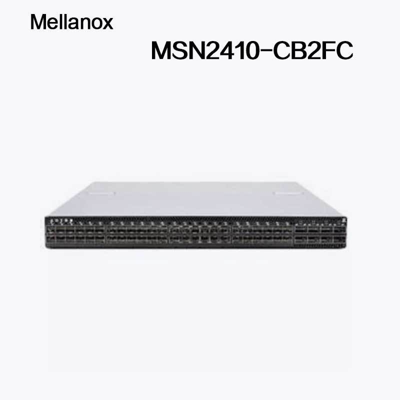 MSN2410-CB2FC Mellanox sN2410Mellanox Netz-Schalter-Kumulus Linux 48 SFP28 trägt 8 Häfen QSFP28