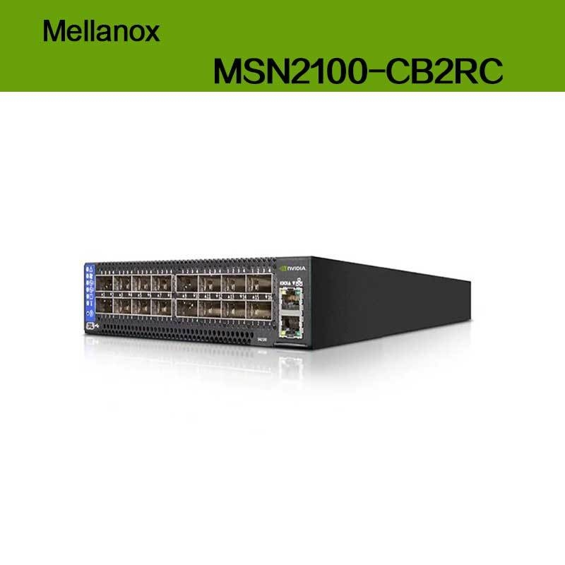 Maximalgeschwindigkeit EDR Nvidia Mellanox Spectrum Basiert auf 100gbe 1u Open Ethernet Switch mit Cumulus Linux MSN2100-CB2RC 16 Qsfp28 Ports