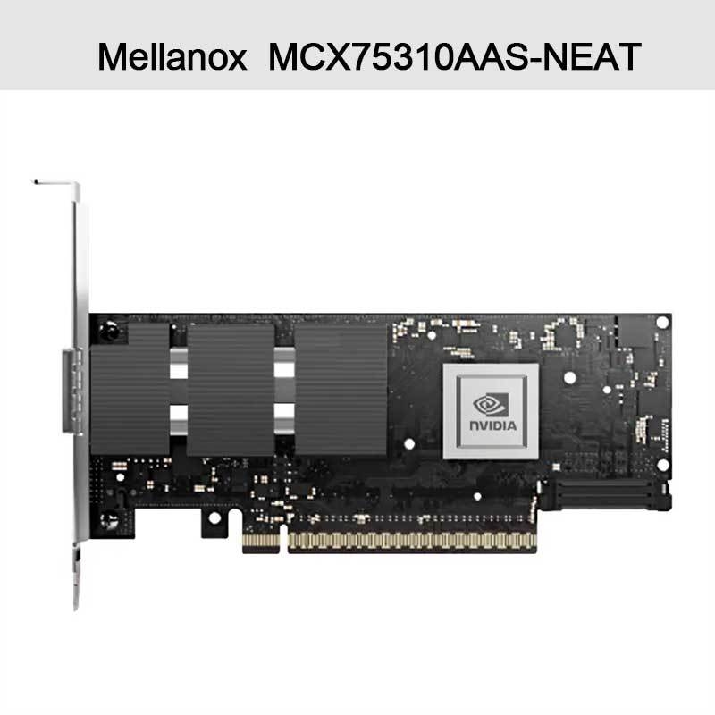 Nvidia Connectx-7 Adapter MCX75310aas-Neat (900-9X766-003N-SQ0) Single-Port Osfp Infiniband: Ndr 400GB/S (Standardgeschwindigkeit) Ethernet: 400 GBE
