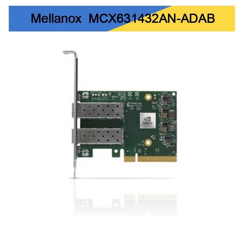 Nvidia MCX631432an-Adab Connectx-6 Lx En Adapter-Karte, 25GB Ocp3.0, mit Host-Management, Dual-Port SFP28, Pcie 4.0 X8, keine Krypto, Daumenschraubschrauber (Pull Tab) Bracke