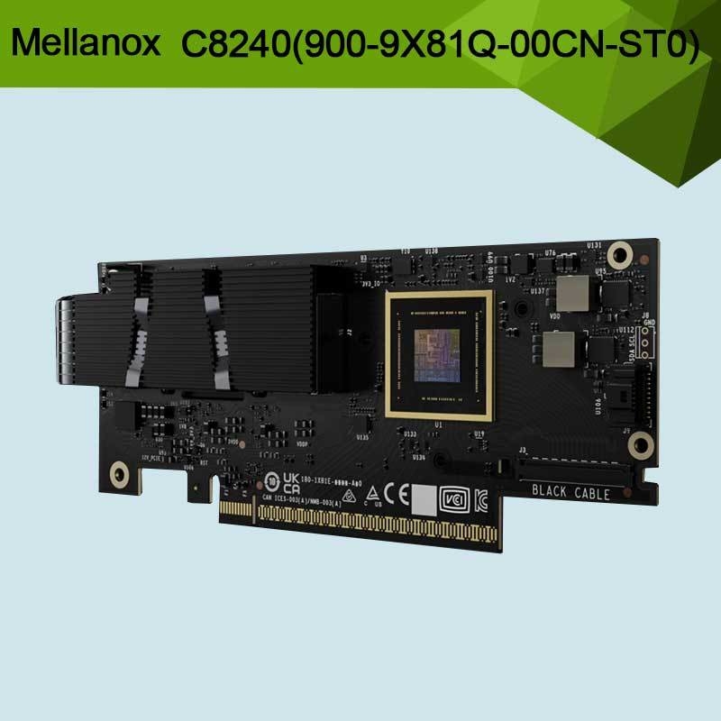 Nvidia Connectx-8 Supernic Dual-Port Qsfp112infiniband: Ndr Ib (Standard) Ethernet: 400 GBE C8240 900-9X81Q-00CN-ST0