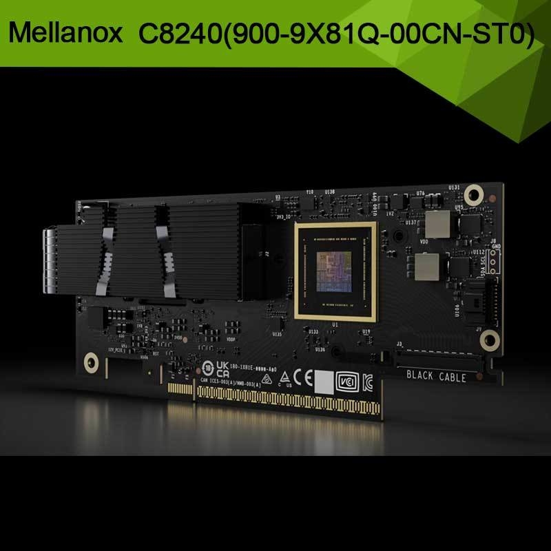 Nvidia Connectx-8 Supernic Dual-Port Qsfp112infiniband: Ndr Ib (Standard) Ethernet: 400 GBE C8240 900-9X81Q-00CN-ST0