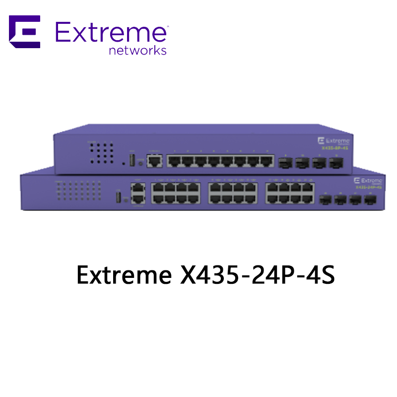 24P Extreme Networks X435 AVB Switch X435 4S 68 Gbit/s 50,6 Mpps neu und original