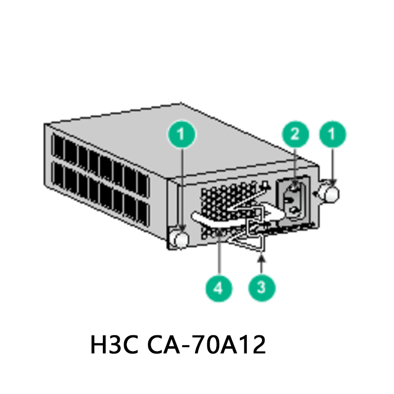 H3c Ca-70A12 Leistungsstarke Gleichstromversorgung für Geräte Karton 2.5A