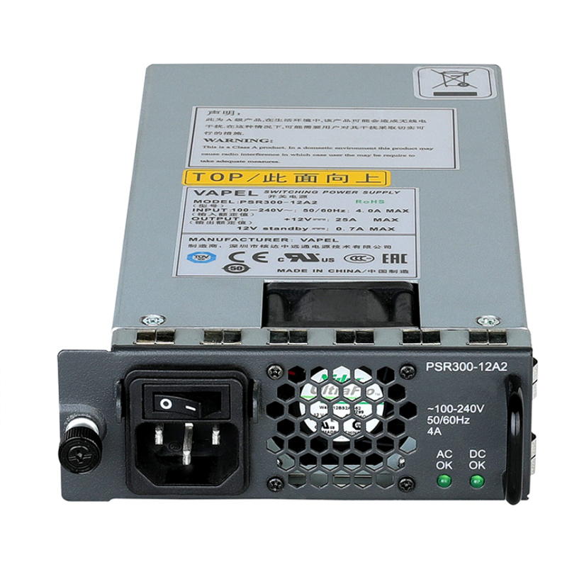 H3c Lsqm1AC300 Kern-Mainnet Modular Switch Wechselstrommodul Karton 12,5A