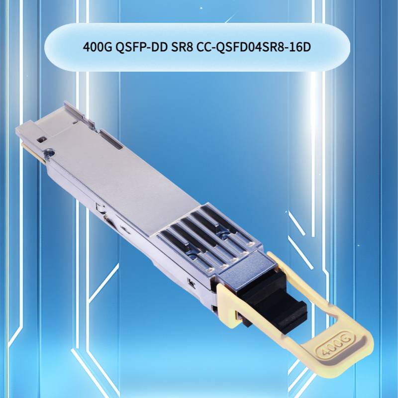 Hochgeschwindigkeits-400G-QSFP-DD-SR8-Optischer-Transceiver-Modul für Rechenzentren 400G QSFP-DD SR8 Optischer Transceiver