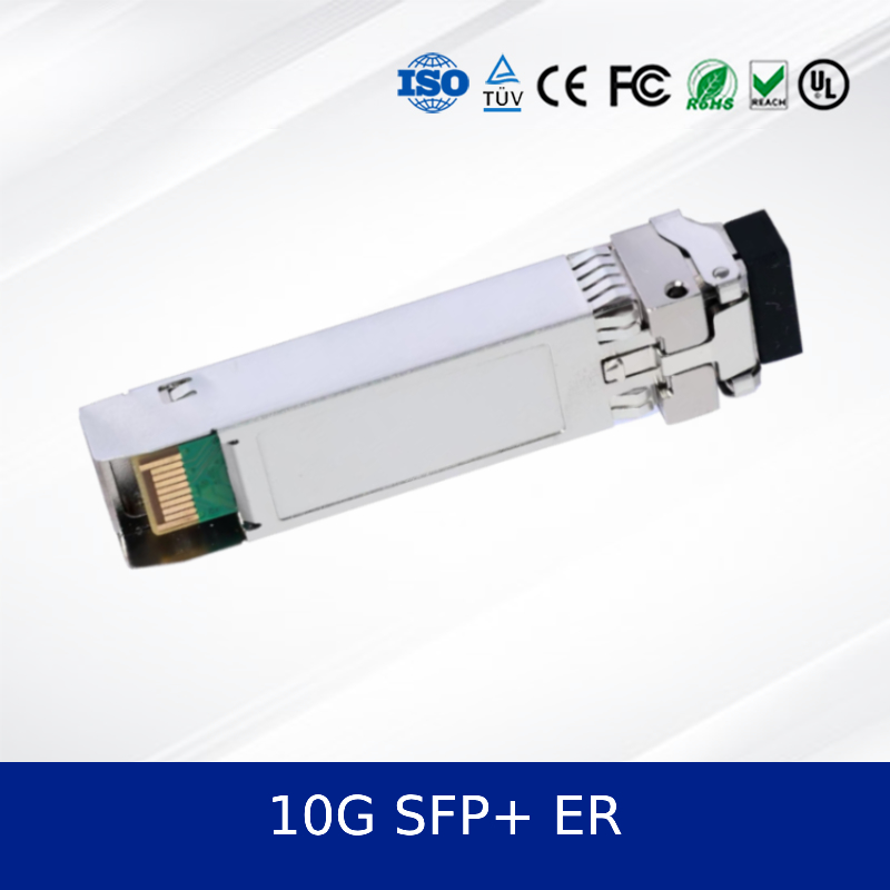 Optisches Transceiver-Modul 10G SFP+ ER für Data-Center Ethernet Hohe Leistung, Geringer Stromverbrauch, Zuverlässig