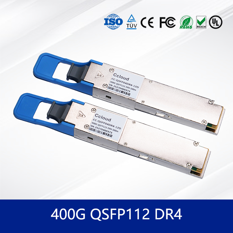 QSFP-DD 400G DR4 Single-Mode, Multi-Mode Optisches Transceiver-Modul für Hochleistungs-Netzwerke