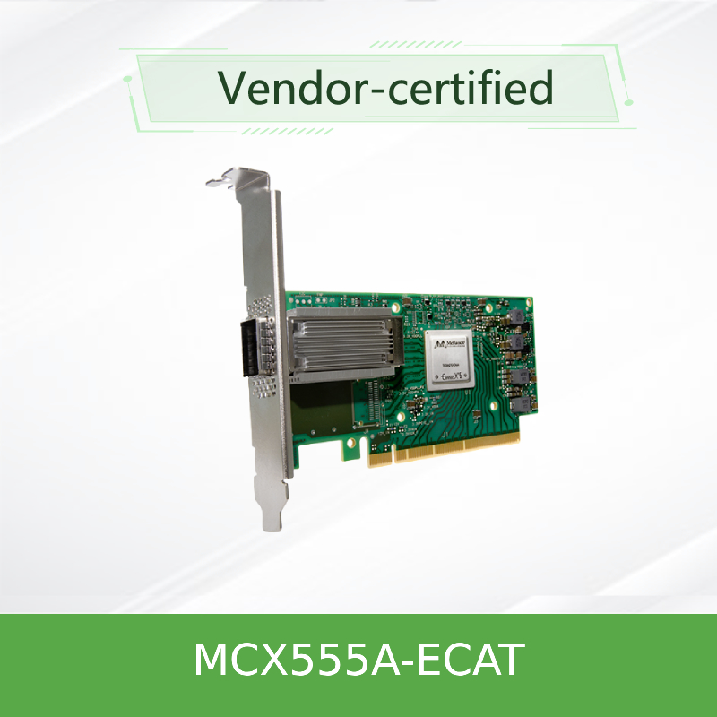 Mellanox-Netzwerkkarte VPI Mellanox 100gbe Nic Adapter Card MCX555A-ECAT ConnectX-5 EDR 100GbE