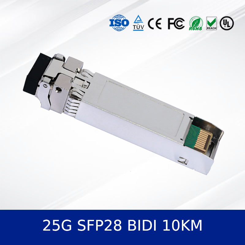 25G SFP28 SR 100M Optical Transceiver Module 850nm 100m OM4 MMF mit DDM