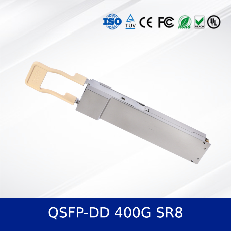 Hochgeschwindigkeits-QSFP-DD 400G SR8 optischer Transceivermodul für Rechenzentren