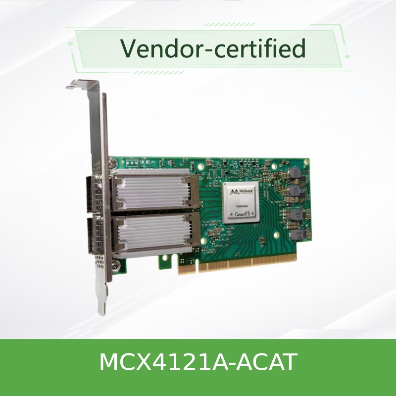 MCX4121A-ACAT ConnectX®-4 Lx EN Nic Netzwerk-Schnittstellenkarte 25GbE Dual-Port SFP28