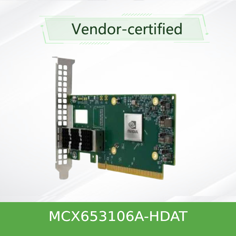 MCX653106A-HDAT-SP Mellanox intelligentes Hochgeschwindigkeitssafe Netzwerkkarte-200gbe