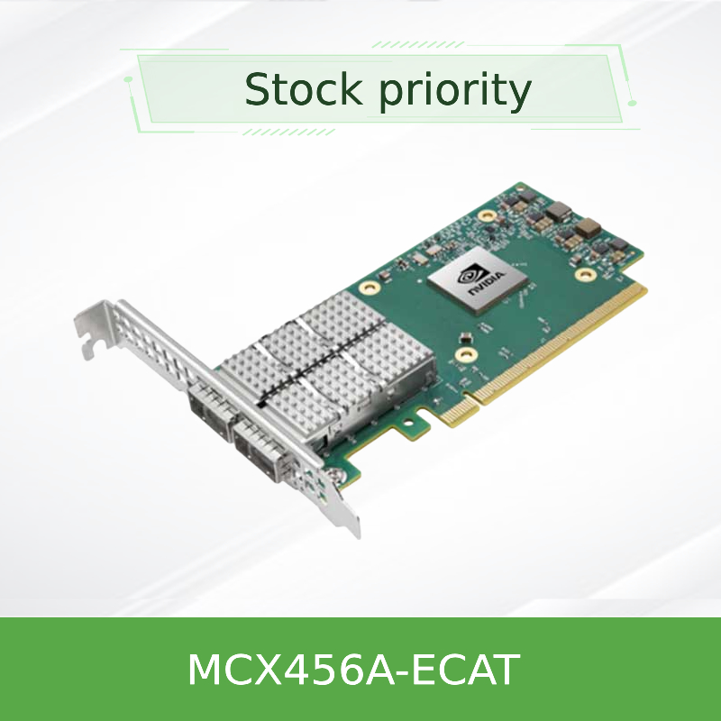 Neue Original-Nvidia MCX456A-Ecat Connectx-4 Infiniband/Ethernet-Adapterkarte