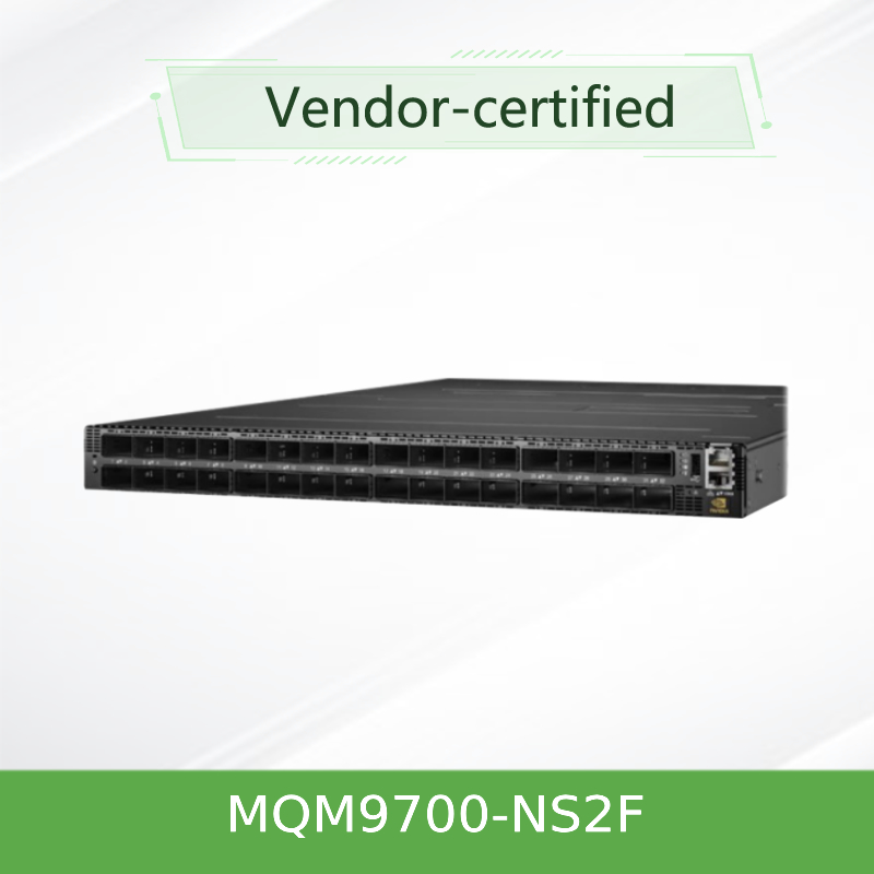 Infiniband MQM9700-NS2F ((920-9B210-00FN-0M0) Mellanox Netzwerk-Switch 400G 16,8 Tbps für Server