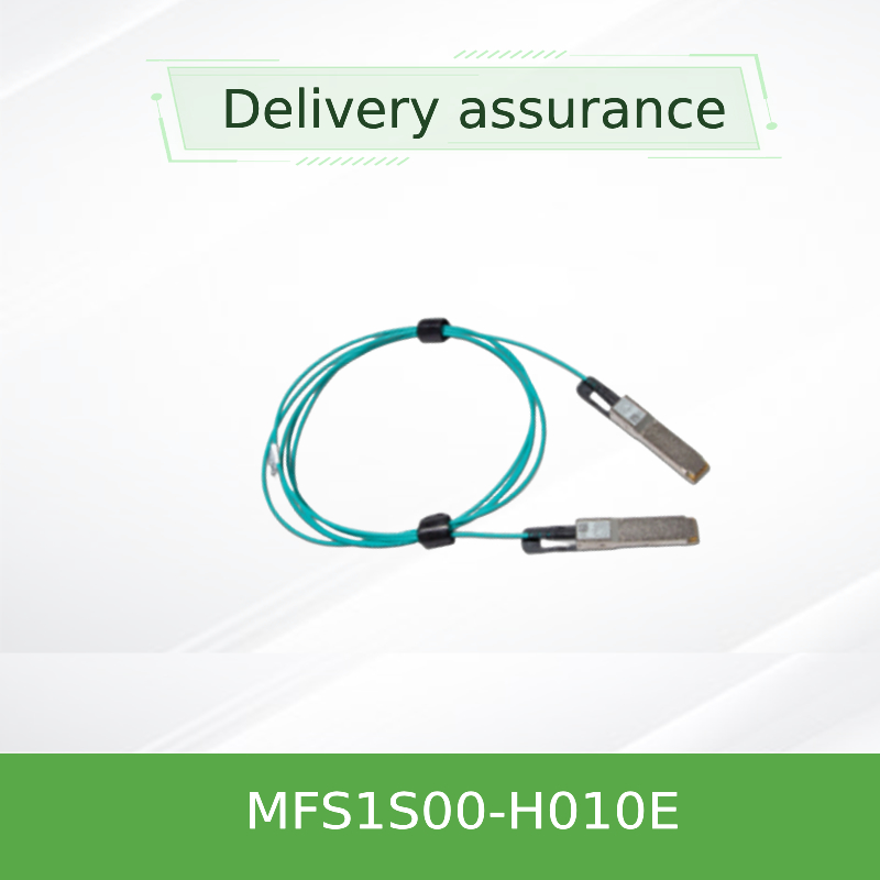 Nvidia Mfs1s00-Hxxxv 200GB/S Qsfp56 Mmf Aoc Mfs1s00-H010e Aktives optisches Kabel, bis zu 200 Gbit/s, Qsfp56 zu Qsfp56