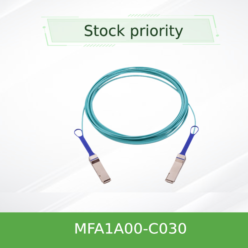 Aktives optisches AOC Mellanox 100GbE verkabelt MFA1A00-C030 QSFP LSZH 30m