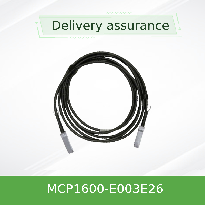 Kupfernes Kabel InfiniBand EDR der direkten Befestigungs-MCP1600-E003E26 bis zu 100Gb/S QSFP28 3m schwarzes 26AWG