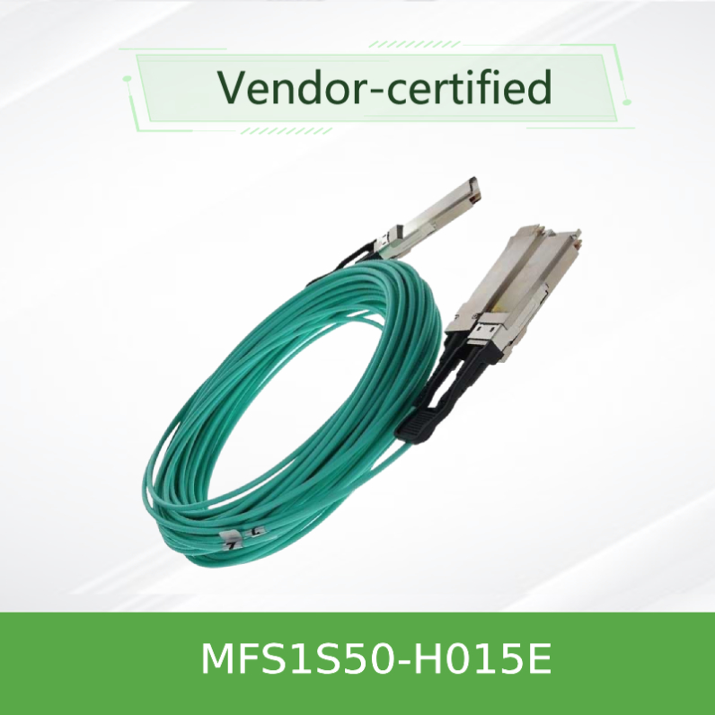 200 Gb/S bis 2x100 Gb/S Mellanox AOC IB HDR QSFP56 bis 2 MFS1S50-H005E MFS1S50-H010E MFS1S50-H015E MFS1S50-H015V