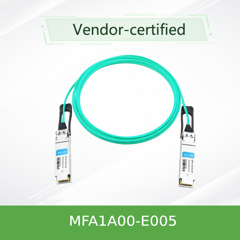MFA1A00-E005 aktives Lichtleiterkabel InfiniBand EDR bis zu Kabel 100Gb/S QSFP LSZH 5m Mellanox AOC