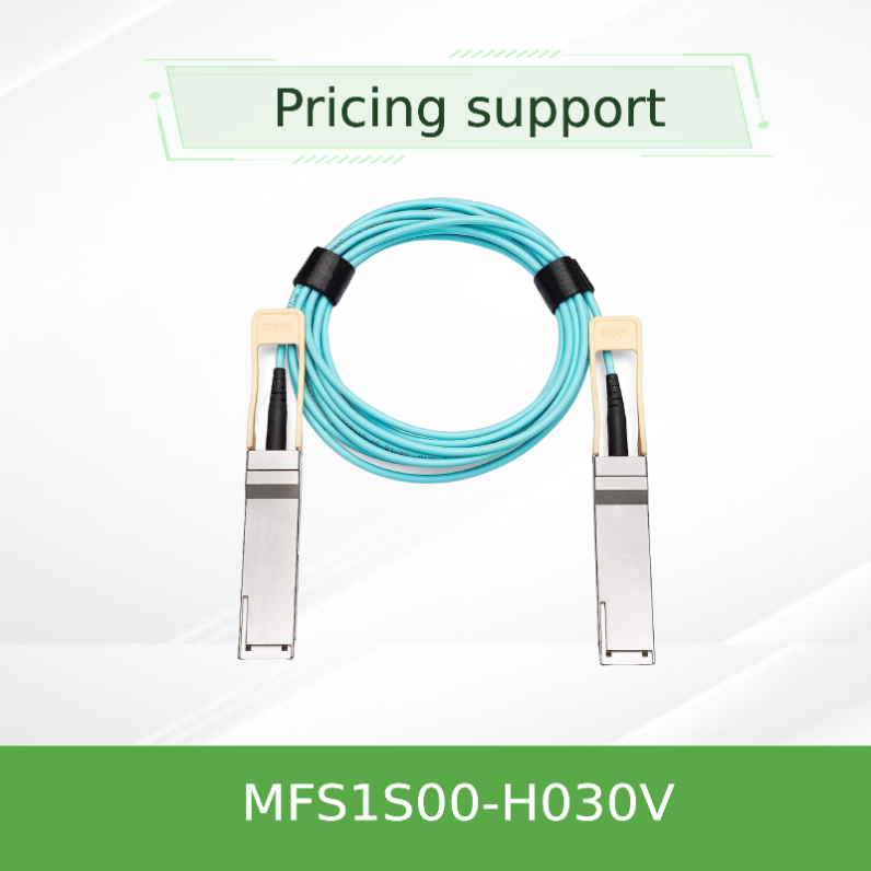 MFS1S00-H030V ((980-9I440-00H030) Aoc-Netzwerkkabel IB HDR bis zu 200Gb/S QSFP56 30m 200GBase-AOC QSFP56 bis QSFP56