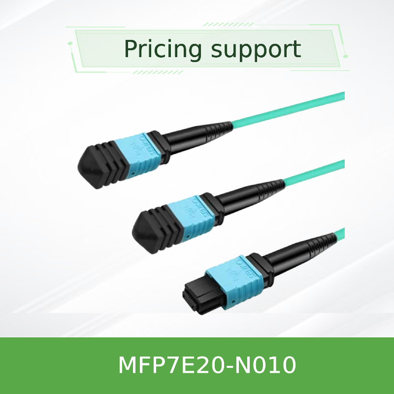 Mellanox Kabel MFP7E20-N010 Multimode MPO-12/APC auf 2x MPO-12/APC Passiv-Glasfaserkabel, 10m