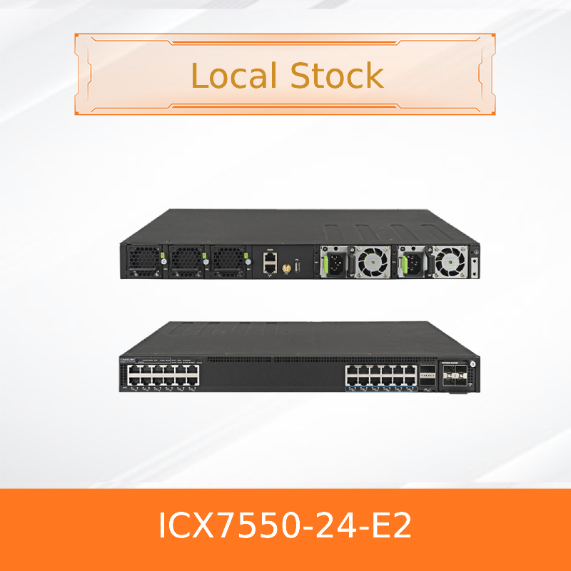 Erweiterter Ruckus Icx7550-24-E2-Schalter mit 24 Ports für nahtlose Verbindung