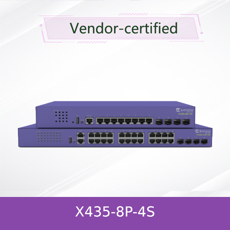 Hochleistungs-Extreme X435-8p-4s Netzwerk-Switch für schnelle Konnektivität