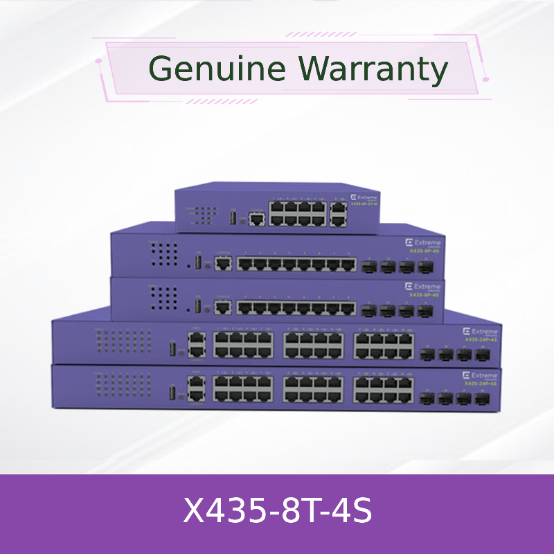 Extreme X435-8t-4s Serie Hochleistungs-Netzwerk-Switch für nahtlose Konnektivität