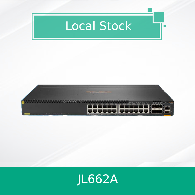 Hpe Aruba Networking Cx 6300m 24-Port 1 GBE Class 4 Poe und 4-Port SFP56 Switch (JL662A)