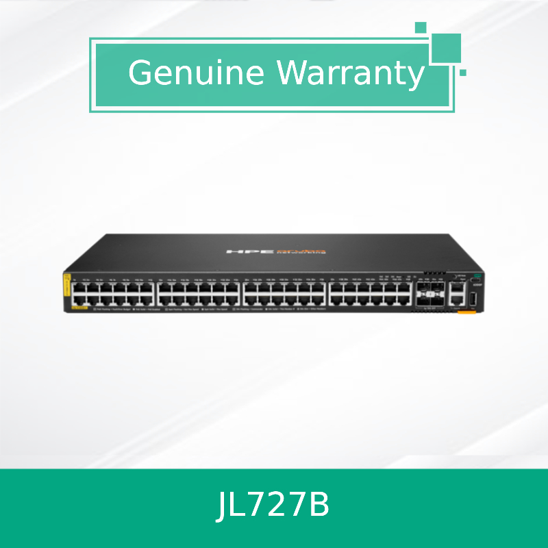 100% Original Produkte Hpe Aruba Networking Cx 6200f 48g Class-4 Poe 4SFP+ 370W Switch (JL727B)