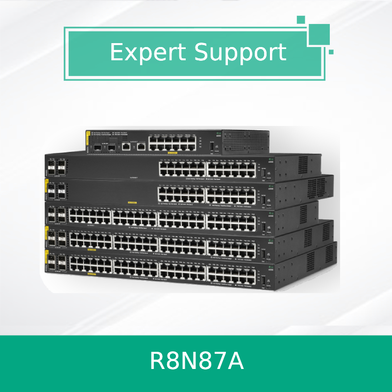 Hpe Aruba Networking Cx 6000 24G Class4 Poe 4SFP 370W Schalter (R8N87A) Neuer und Original