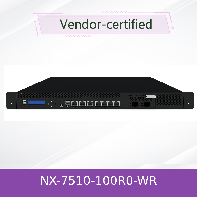 Extreme drahtlose Zugangspunkte NX - 7510-100R0 - des Managementgerätes 16GB RAM 64GB WR-drahtlosen Netzwerks Festkörper-Antrieb