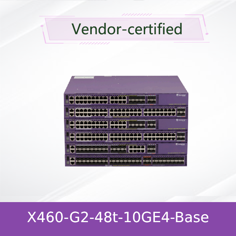 48 Ports X460 Extreme Network AVB Switch 48T 10 100 1000BASE-T Weniger Latenz Mbps stapelbar Original