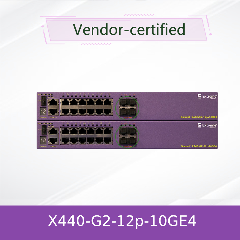 104GBPS 16531 X440 extremer Schalter G2 12p 10GE4 4 des Netz-AVB über Lizenz